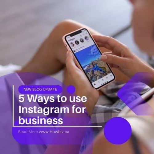 5 Ways to use Instagram for business