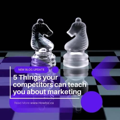 5 Things your competitors can teach you about marketing