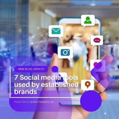 7 Social media tools used by established brands