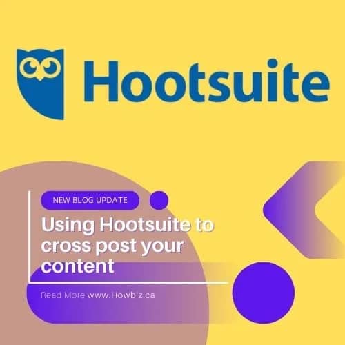 Using Hootsuite to cross post your content