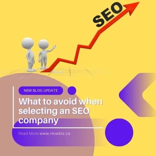 What to avoid when selecting an SEO company