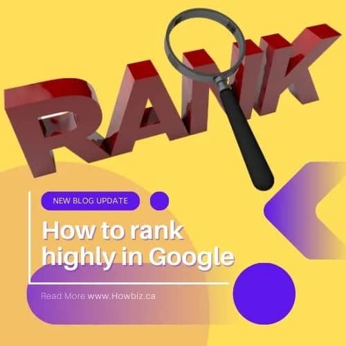 How to rank highly in Google
