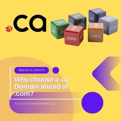 Why choose a .ca Domain ahead of .com